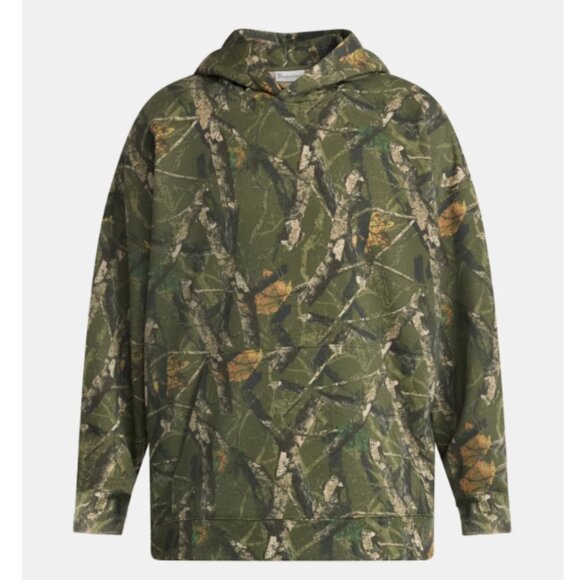 No Boundaries Oversized Hoodie with Long Sleeves, Men's & Big Men's, Large, Camo - Picture 2 of 4